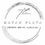 LOGO MAYAN PLAYA Blanco