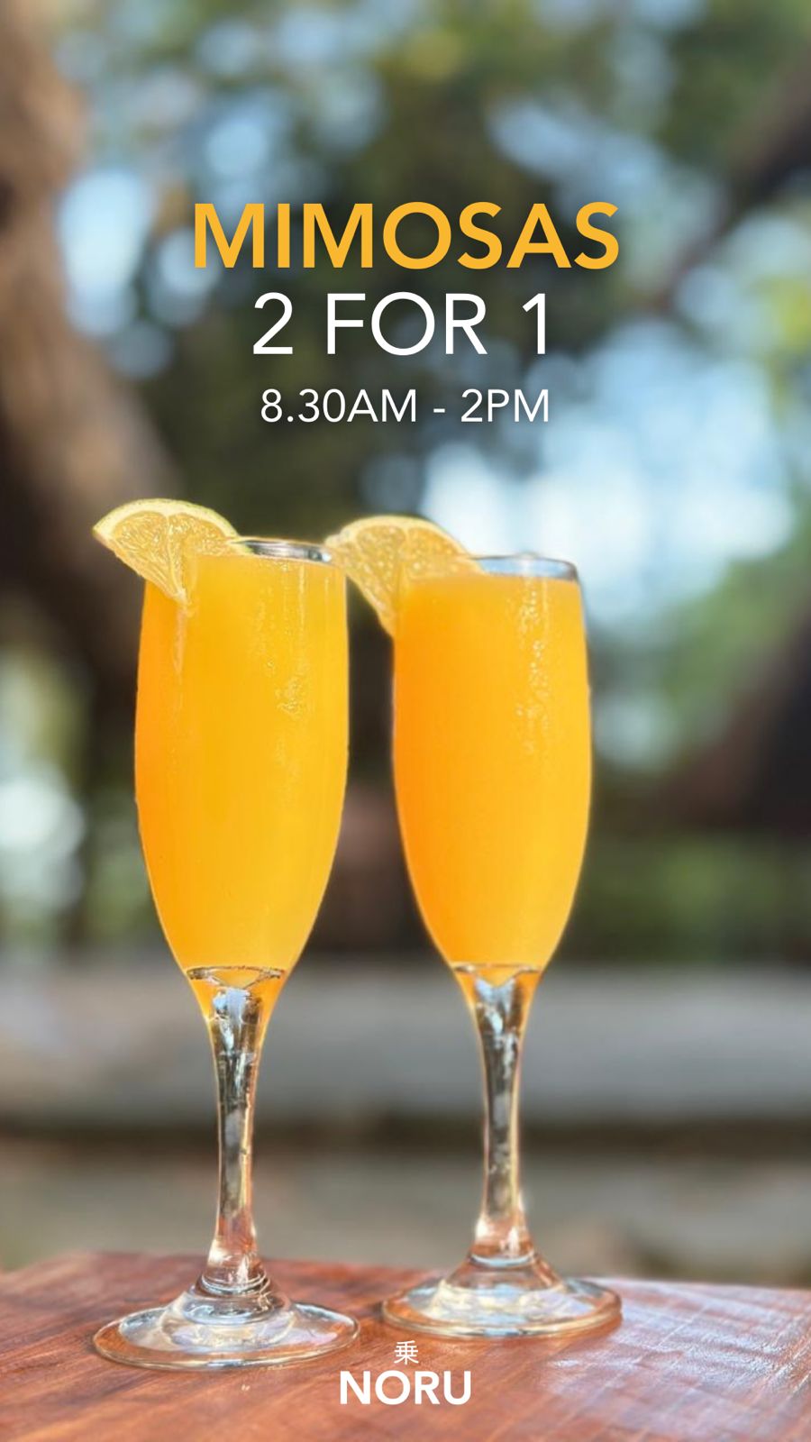 Promo Mimosas 2x1 Daily